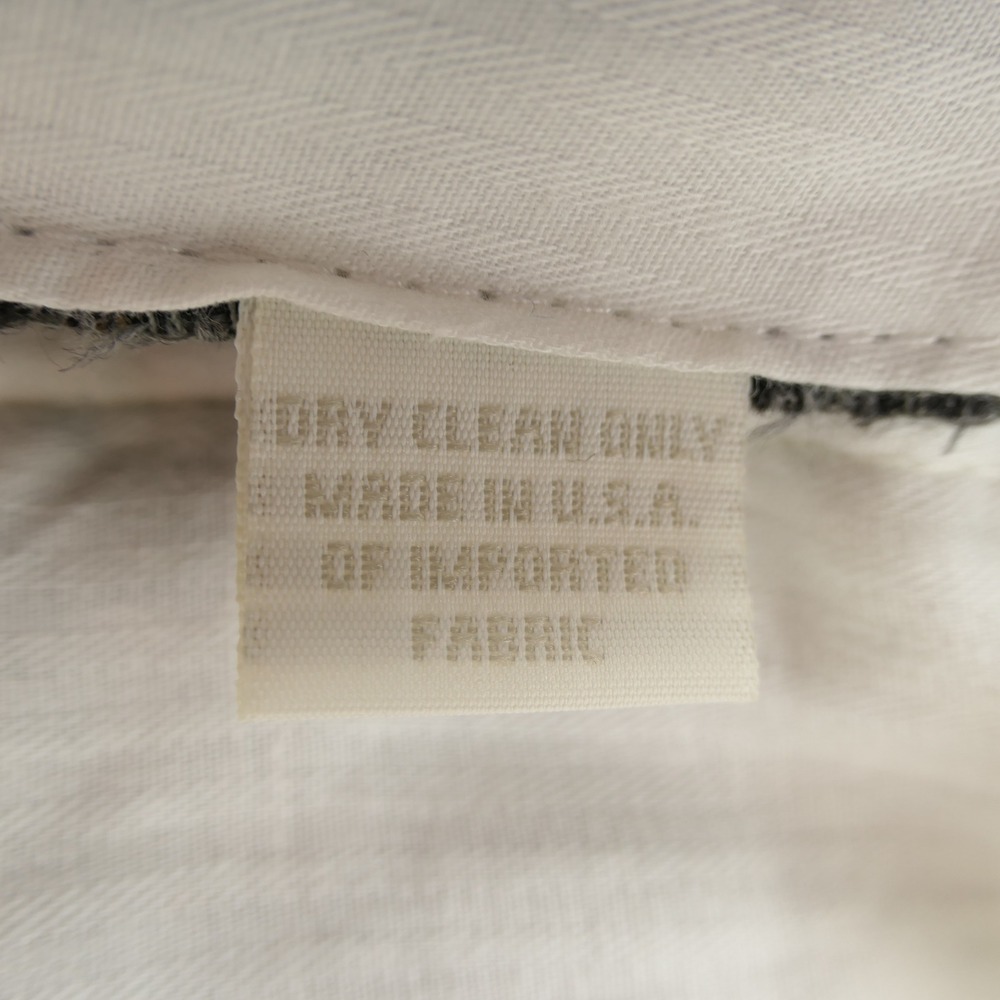 Hart Schaffner Marx Dress Pants Mens 40x32 Pleated Cuffed Grey Windowpane‎ Check - Picture 6 of 16